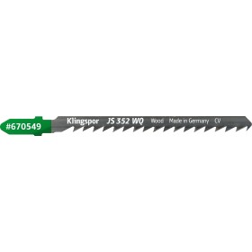 KLINGSPOR BRZESZCZOT DO WYRZYNARKI 100x8x1,25mm JS 352 WQ /5szt.