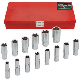ROCKFORCE NASADKI DŁUGIE  6-KĄT. 14szt.1/2" 11-30mm