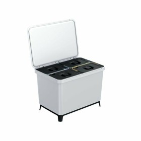 KEDEN KOSZ NA ŚMIECI SYSTEMA 4x10 L - POPIELATY