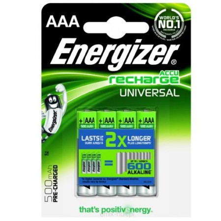 ENERGIZER AKUMULATOR HR03/4 AAA UNI 500MAH