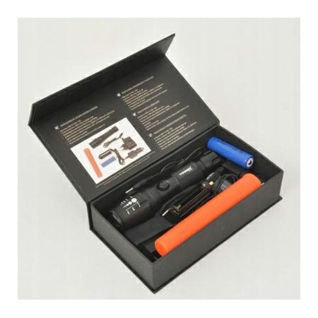 TIROSS LATARKA AKUMULATOROWA ZOOM CREE 10W T6 XML TS-1154