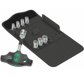 WERA ZESTAW KOŃ. Z GRZECHOTKĄ TYPU T 1/4" 9cz. ETUI KRAFTFORM KOMPAKT 400 RA SET2