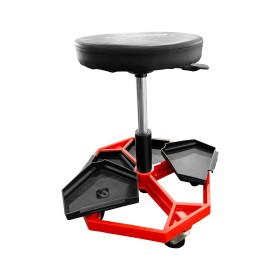 AWTOOLS SIEDZISKO WARSZTATOWE REGULOWANE Z PRZEGRODAMI BLACK LINE