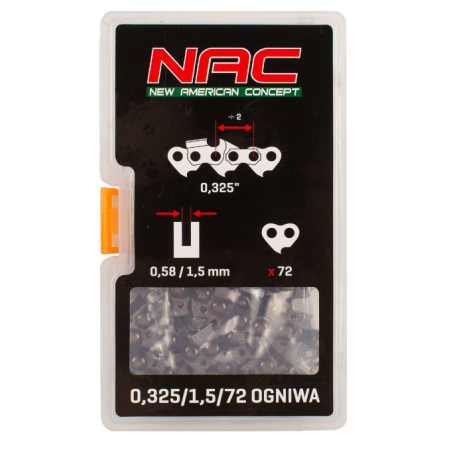 CZ.NAC ŁAŃCUCH TNĄCY 45cm/72/325"/1,5YD45/45,SPS01-45