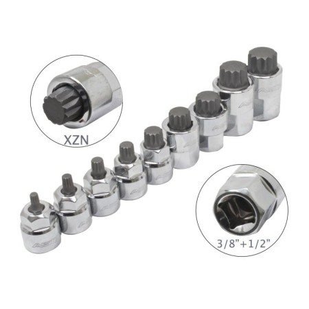 ASTA NASADKI NISKOPROFILOWE – XZN 3/8” – 1/2" NA SZYNIE