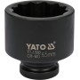 YATO NASADKA UDAROWA 12-KĄTNA 1"  KRÓTKA DO PIAST 65mm