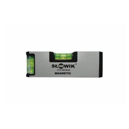 SŁOWIK POZIOMNICA ANODOWANA PK2  140mm MINI KIESZONKOWA