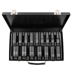 JCB NASADKI UDAROWE DŁUGIE kpl. 16el.1/2"  6-KĄT. (10-36mm)