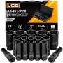 JCB NASADKI UDAROWE DŁUGIE kpl. 17el.1/2"  6-KĄT. (10-36mm)