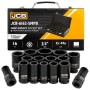 JCB NASADKI UDAROWE DŁ.kpl. 16el.3/4"  6-KĄT. (17-50mm)