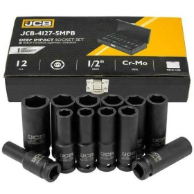 JCB NASADKI UDAROWE DŁ.kpl. 12el.1/2"  6-KĄT. (10-24mm)