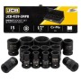 JCB NASADKI UDAROWE kpl. 15el.1/2"  6-KĄT. (10-32mm)