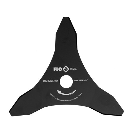FLO TRÓJZĄB DO KOSY 2mm/250mm/25,4mm