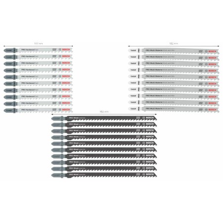 BOSCH BRZESZCZOT T ZESTAW PRO WOOD AND METAL ROUGH CUT 100mm 30szt.