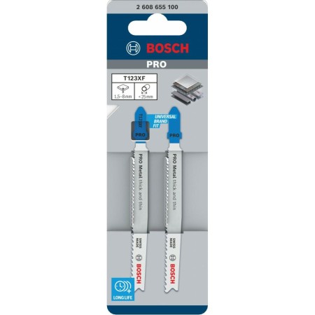 BOSCH BRZESZCZOT T PRO METAL THICK AND THIN T123XF 100 mm /2szt.