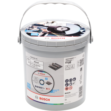 BOSCH TARCZA MET.125mm x 1,0mm x 22mm STANDARD FOR METAL /100szt. WIADERKO