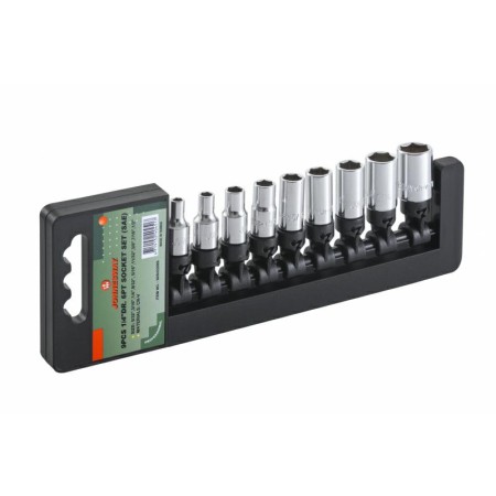 JONNESWAY KOMPLET NASADEK CALOWYCH  9 elem.(1/4" 6-KAT)   S05H2209S