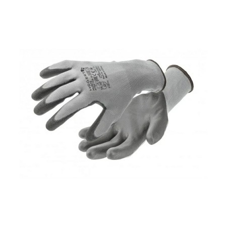 HOGERT RĘKAWICE OCHRONNE POLIURETAN HUNTE SZARE ROZM. 9