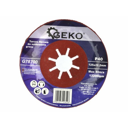 GEKO TARCZA DO SZLIFOWANIA GRESU 125 P 60