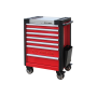 KING TONY WÓZEK WARSZTATOWY  7 SZUFLAD 368 CZERWONY