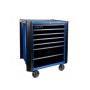 KING TONY WÓZEK WARSZTATOWY  7 SZUFLAD 251el. NIEBIESKI