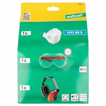 Wolfcraft Zestaw Ochronny Bhp   (3 Szt.)
