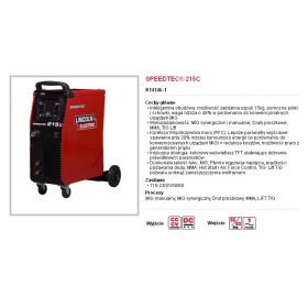 LINCOLN PÓŁAUTOMAT SPAWALNICZY SPEEDTEC-215C