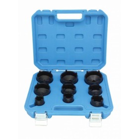 Satra Zestaw Nasadek Do Nakrętek Rowkowych 9Szt