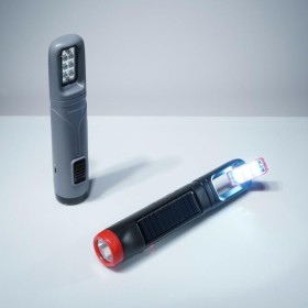 Tiross Latarka Akumulatorowa Solarna 1W Led 6 Smd