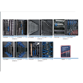 KING TONY WÓZEK WARSZTATOWY  5 SZUFLAD+DOLNA PÓŁKA 173 CZERWONY