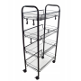 Regał Stolik Na Kółkach, 4 Półki, 83X25X44,5Cm