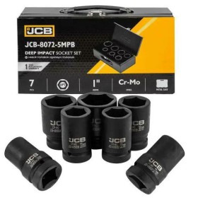 Jcb Nasadki Udarowe Dł.kpl.  7El. 1"  6-Kąt. (24-46Mm)