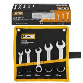 Jcb Klucz Płasko-Oczkowy Z Grzechotką Krótki Kpl. 5El. 10-19Mm