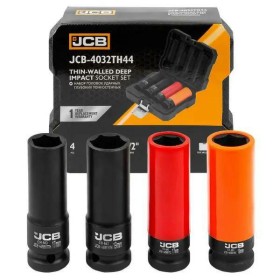 Jcb Nasadki Udarowe Dł.kpl.  4El.1/2"  6-Kąt. (2X17Mm, 2X19Mm) Cienkościenne