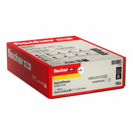 Fischer Kołek Hybridpower 10X90 /50Szt. Klucz  Ognioodporny