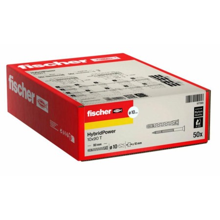 Fischer Kołek Hybridpower 10X90 /50Szt. Torx Ognioodporny