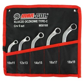 Klucze Oczkowe Typ-C 10-19Mm 5El. Mar-Pol