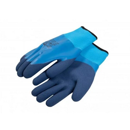 Hogert Rękawice Powlekane Lateksem Ocieplane Dirk Niebieskie R.10
