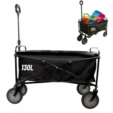 Wózek Transportowy Ogrodowy Składany 130L