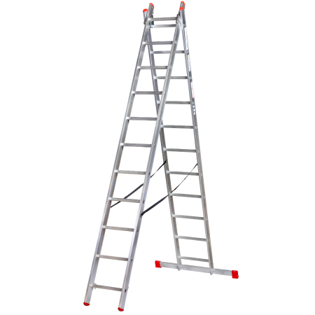 Kastom Drabina Aluminiowa  2X 8 Stopni 150Kg Vhr