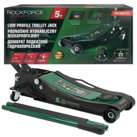 Rockforce Dźwignik "Żaba" 5T  96-595Mm Niski Profil