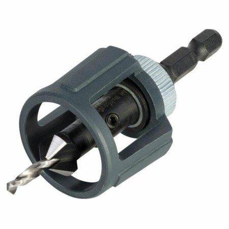 Wolfcraft Narzędzie 2W1 - Nawiertak Z Fazownikiem I Ogranicznikiem Głębokości Wiercenia, Trzpień 6-Kątny