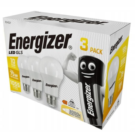 Energizer Żarówka Bulb 11W / 75W E27 1055Lm Barwa Neutralna 3Szt