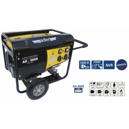ADLER GENERATOR PRĄDOTWÓRCZY 5,5 KW / AD-588S