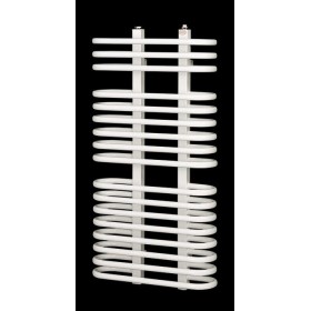 Grzejnik łazienkowy Luxor LUX-D 1/55 gięty w kształcie „dipola” z podłączeniem dolnym