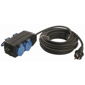 Przedłużacz listwowy 4-gniazdowy 10m H05RR-F IP44 AS SCHWABE 860602