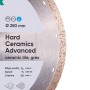 Distar Hard Ceramics Advanced 250 mm – tarcza diamentowa do gresu i ceramiki