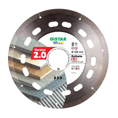 Distar Esthete 2.0 125x22,23 mm – tarcza diamentowa do ceramiki i gresu