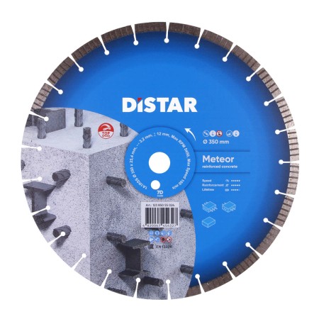 Diamentowa tarcza tnąca Distar Meteor 350 mm do betonu zbrojonego