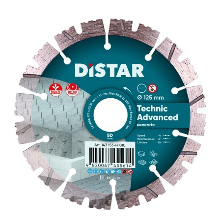 Distar Technic Advanced 125 – tarcza diamentowa do bruzdowania